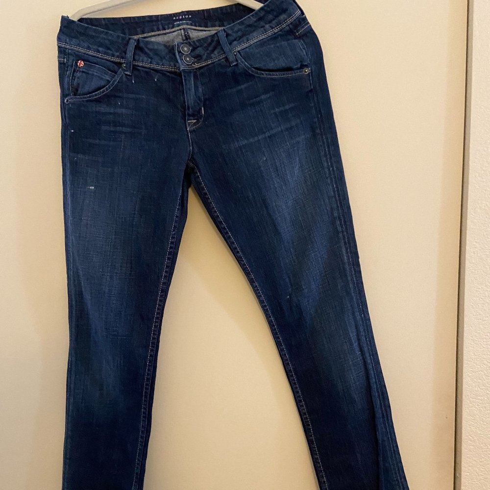 Hudson Dark Blue Skinny Jeans - Size 29 (Size 8)